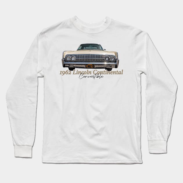 1962 Lincoln Continental Convertible Long Sleeve T-Shirt by Gestalt Imagery